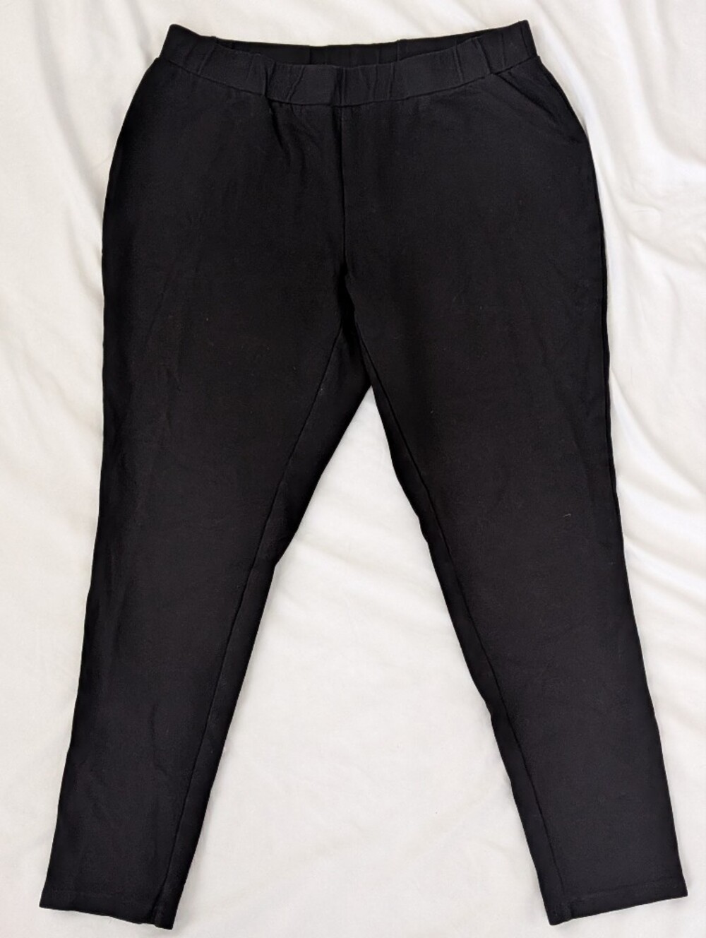 Philosophy Woman 1X Black Pull On Stretch Legging Pants by Republic Clothing